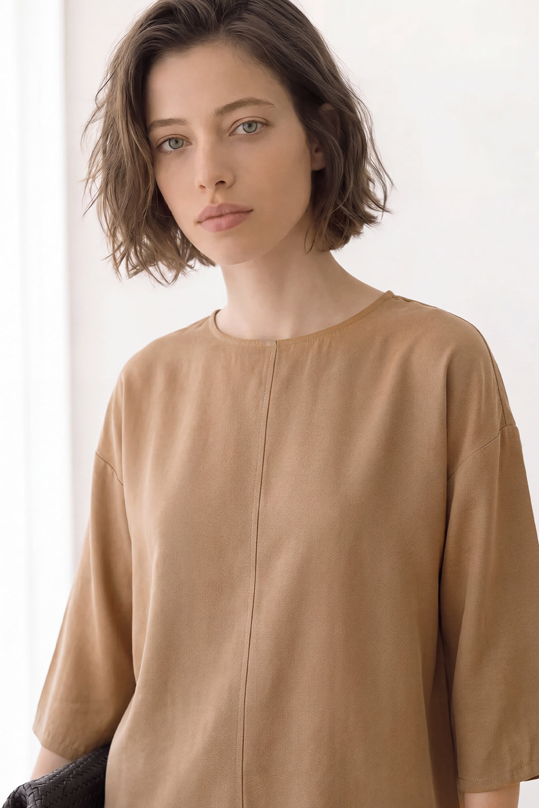 KOKO Cloud Lyo-Nature Boat Neck Quarter Sleeve Top