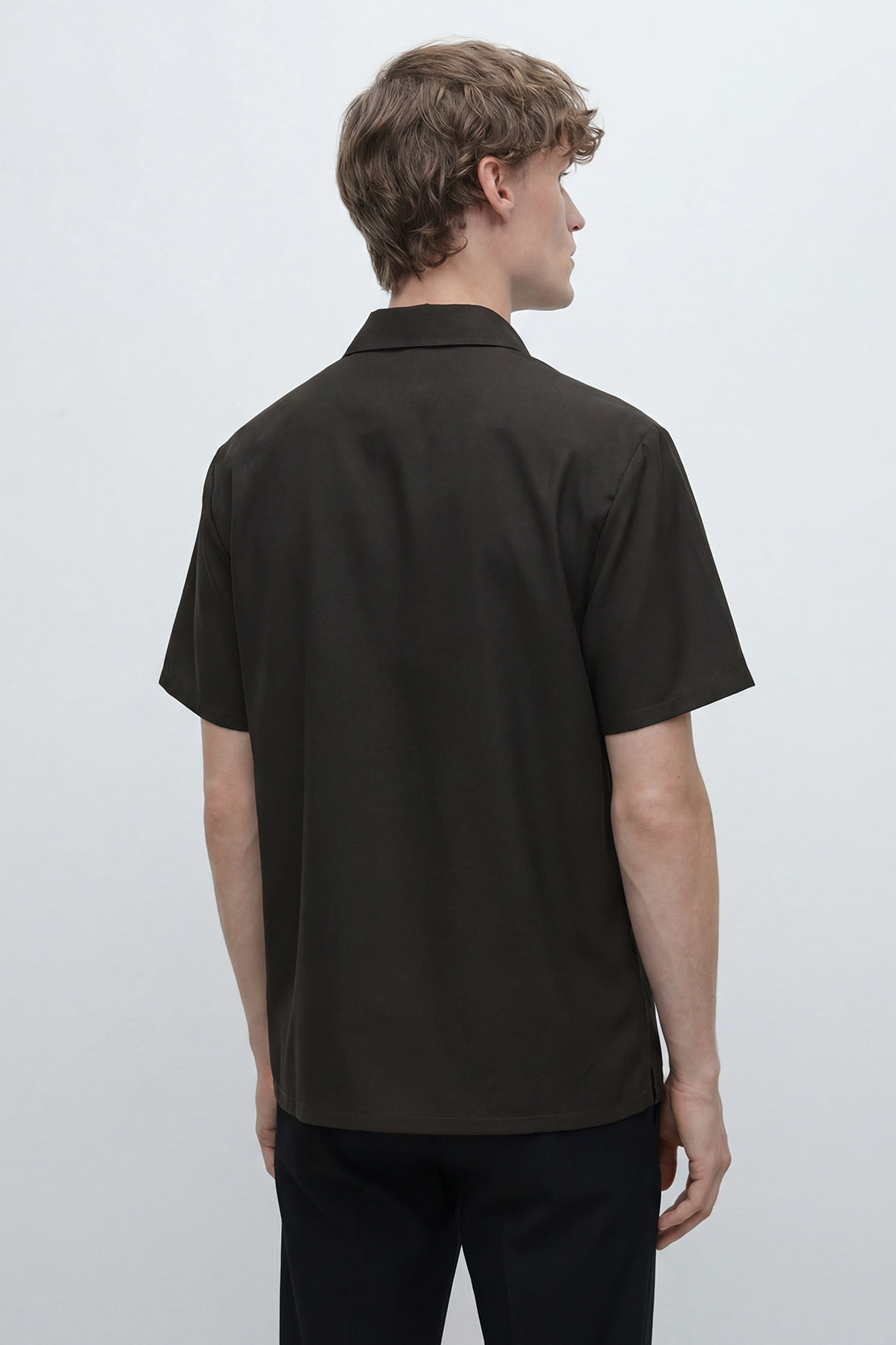 KOKO Pure Ease Classic Button-Down Shirt– Dark green