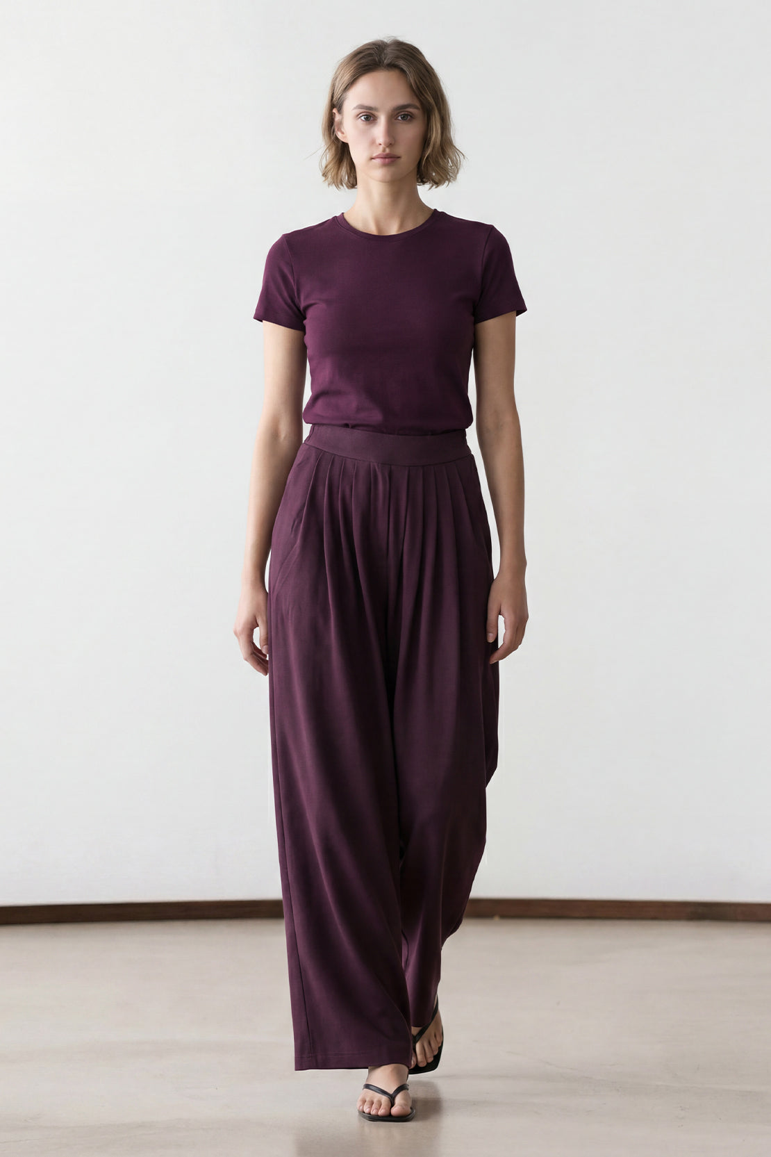 KOKO Weave Move Lite Pleated Pants – Purple