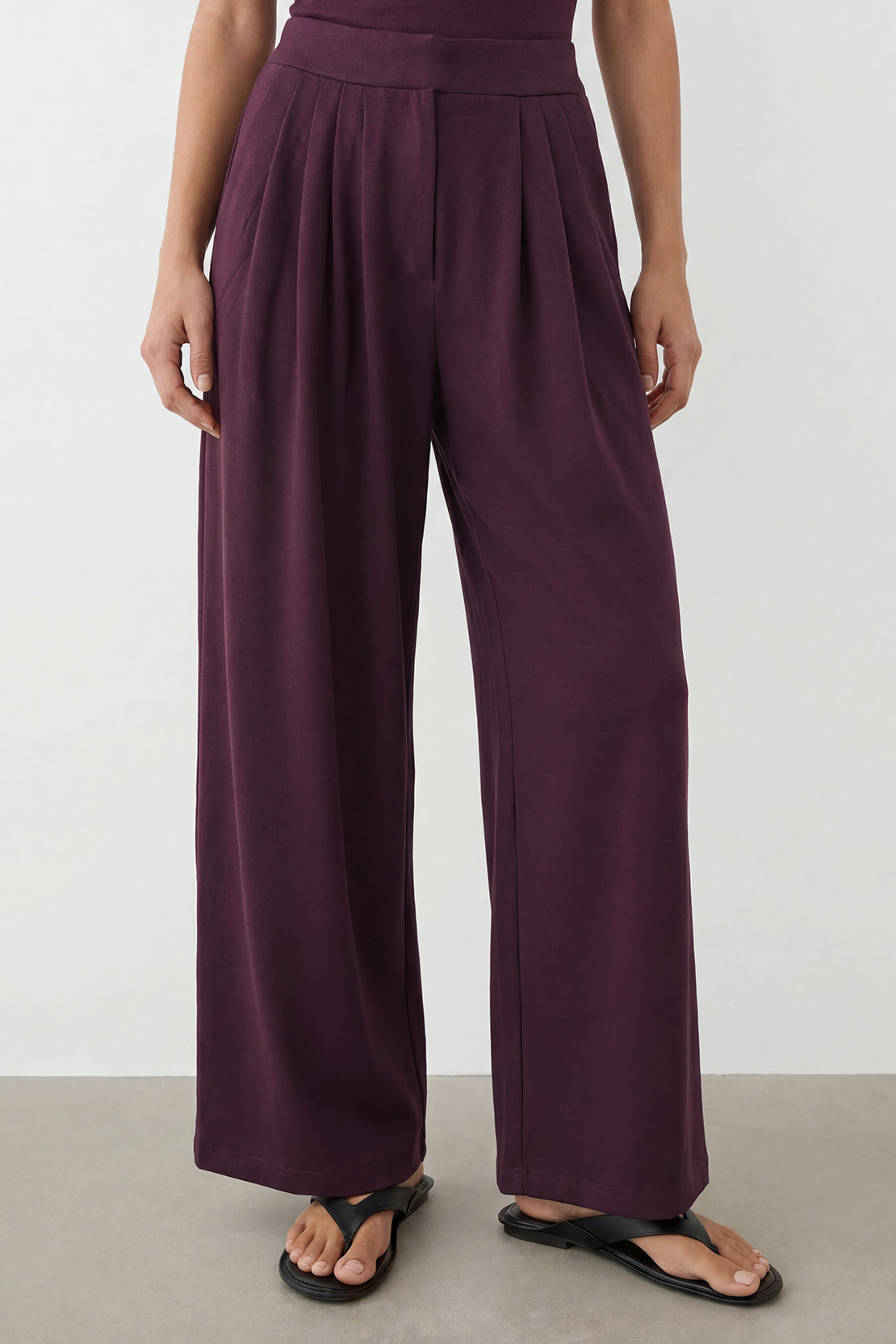 KOKO Weave Move Lite Pleated Pants – Purple
