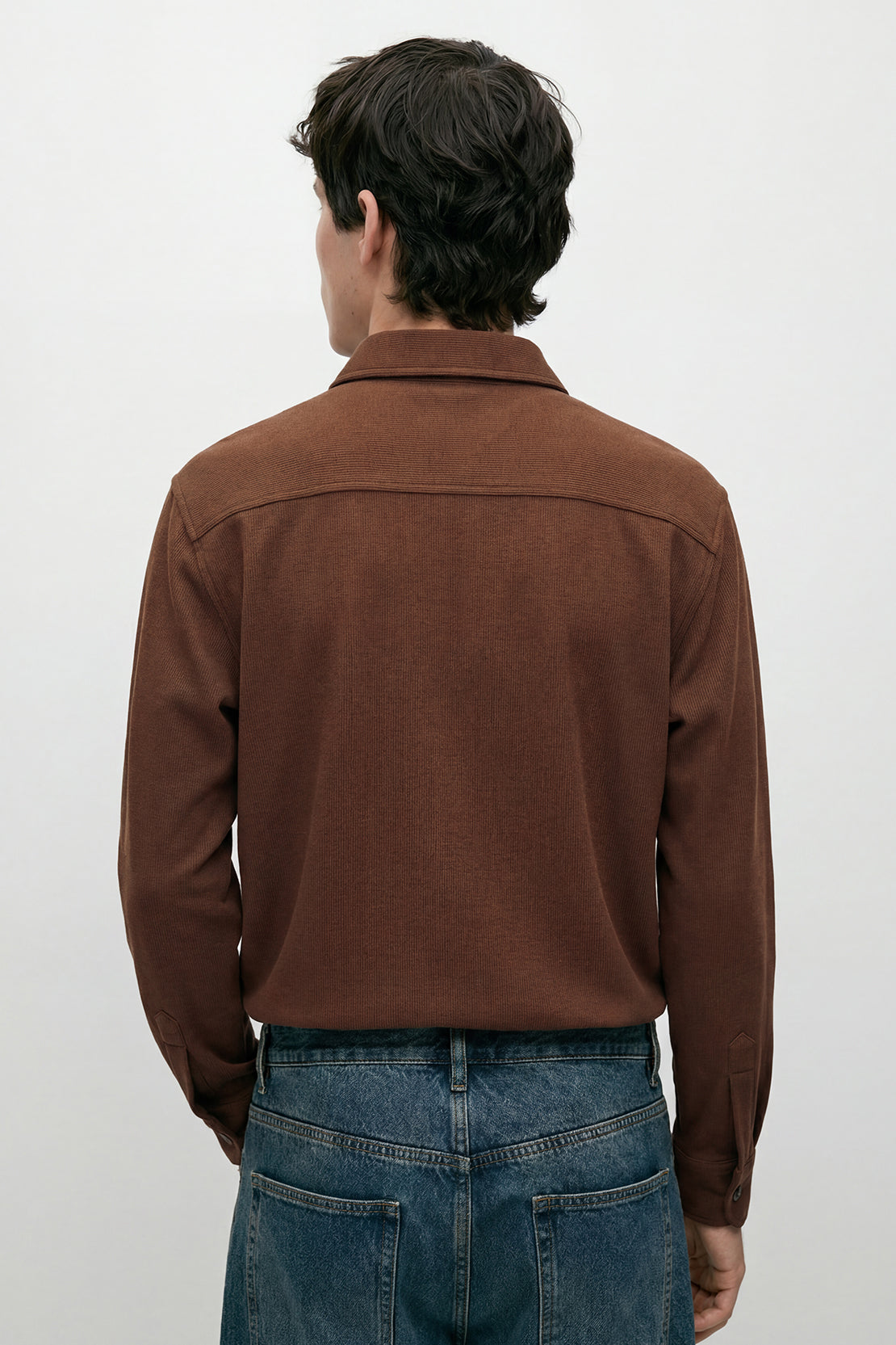 KOKO Sheen Modal Shirt – Brown