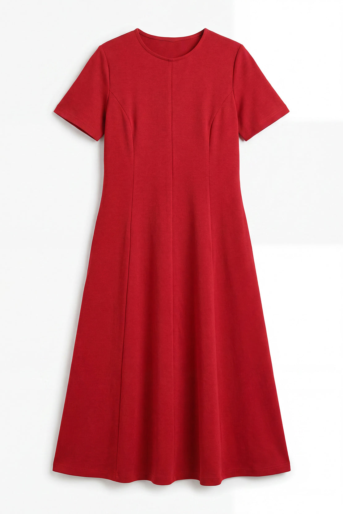 KOKO Sheen Modal Dress – Red
