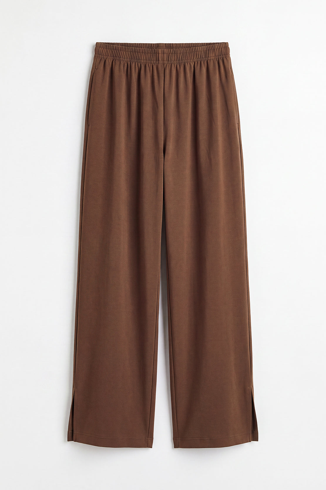 KOKO Sheen Modal Relaxed Pants – Brown