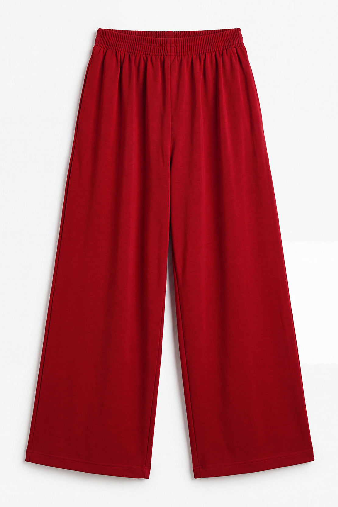 KOKO Sheen Modal Relaxed Pants – Red