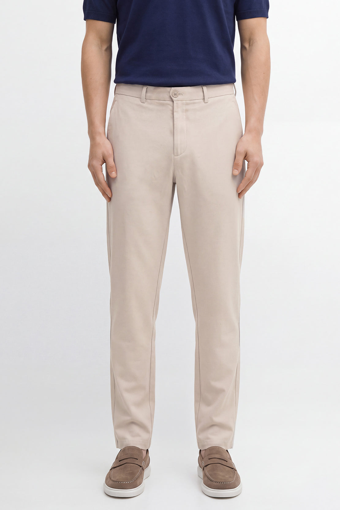 KOKO Silky Linen Straight Fit Pants