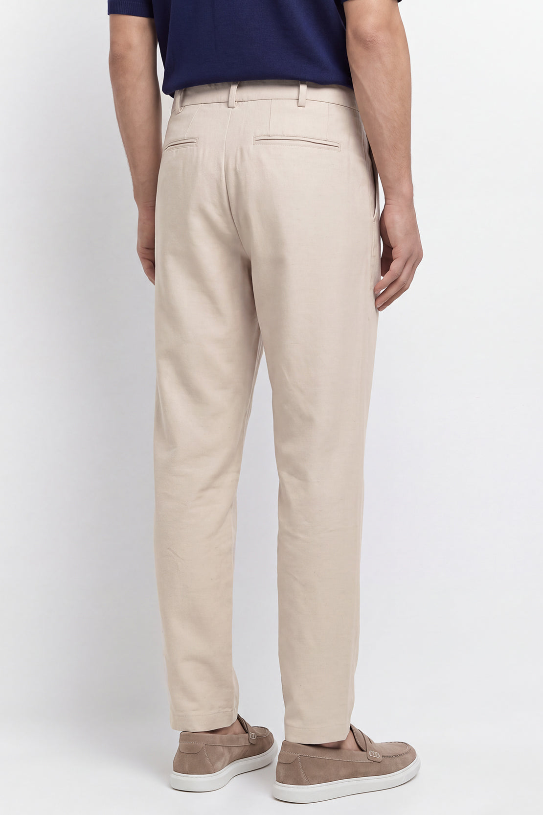 KOKO Silky Linen Straight Fit Pants