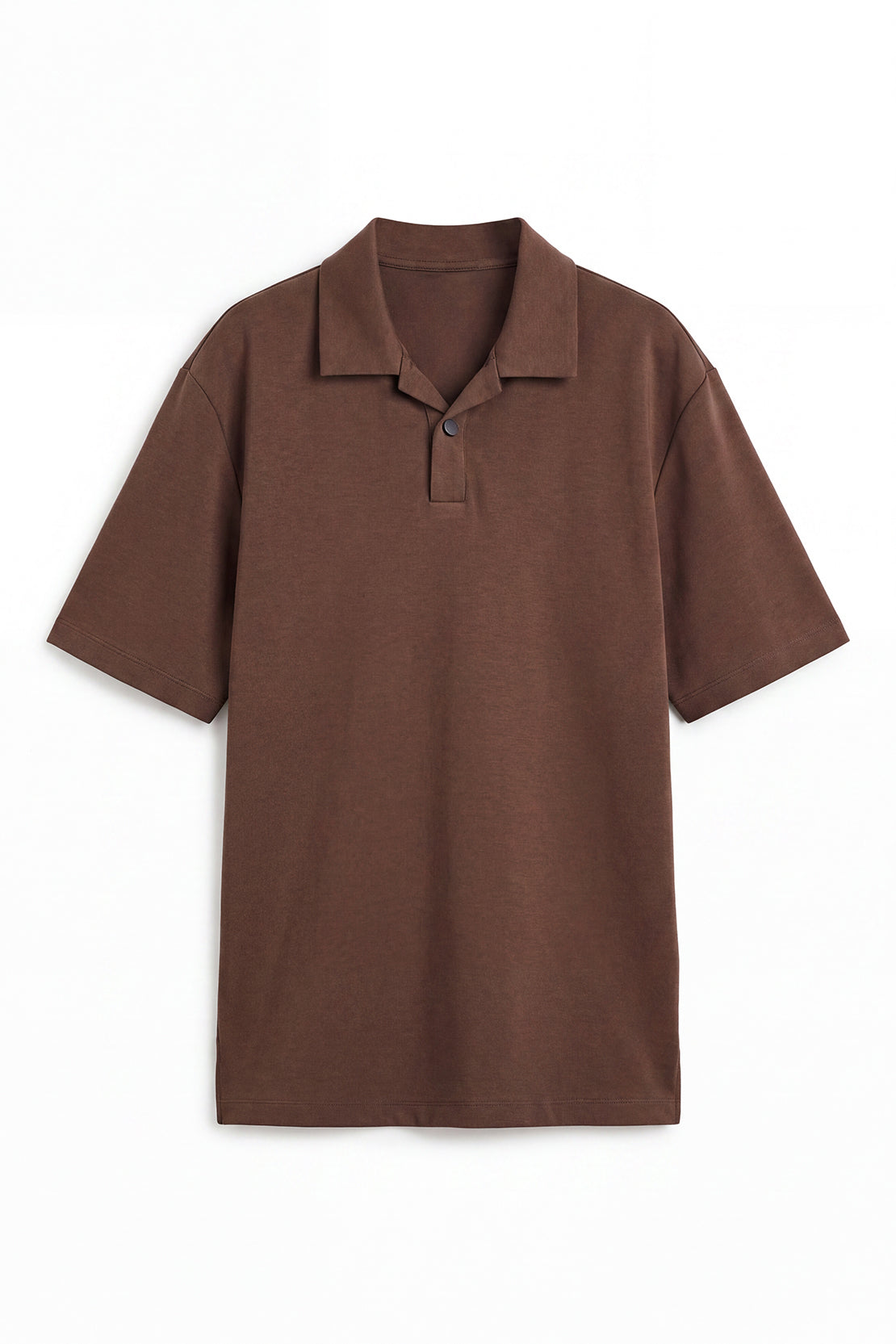 KOKO Sheen Modal Polo – Brown