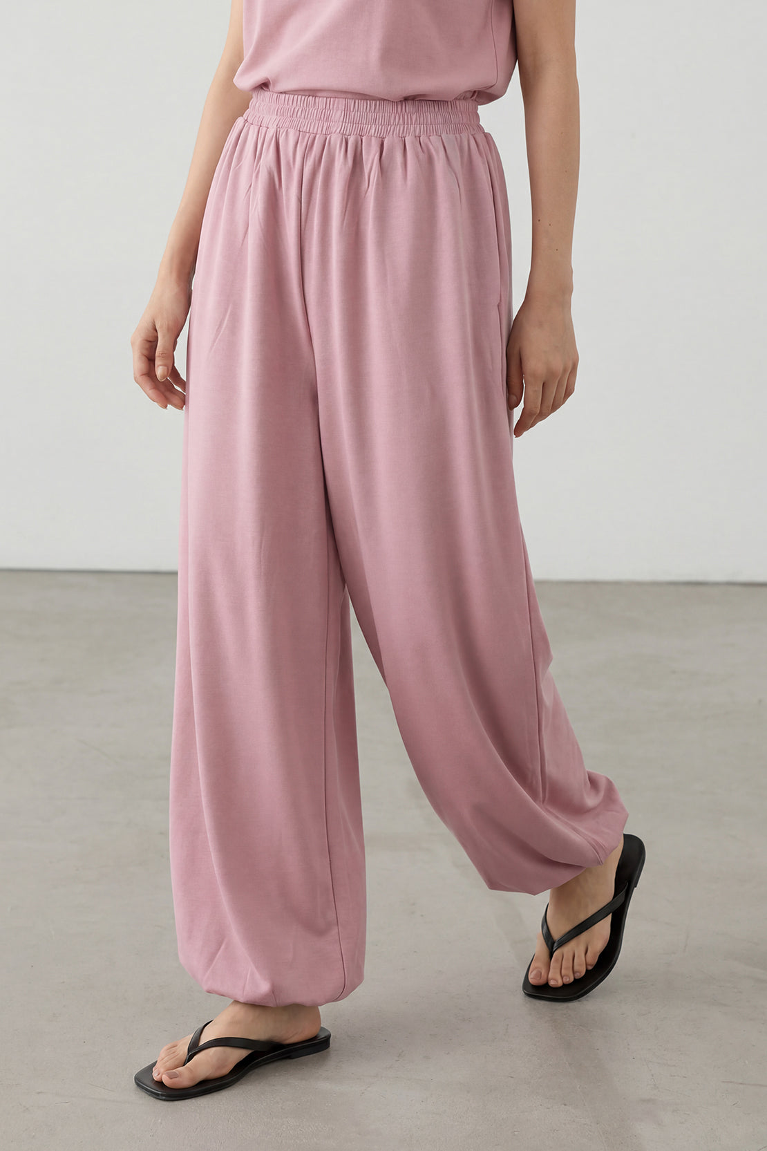 KOKO Modal Blend Balloon Pants – Pink
