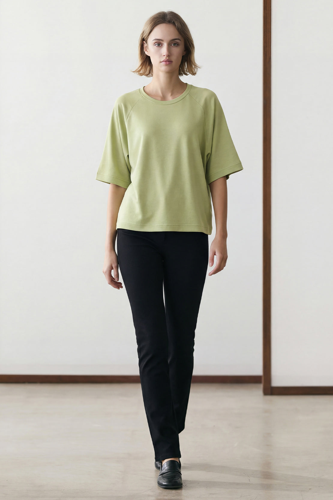 KOKO Modal Blend Relaxed Fit Top – Green