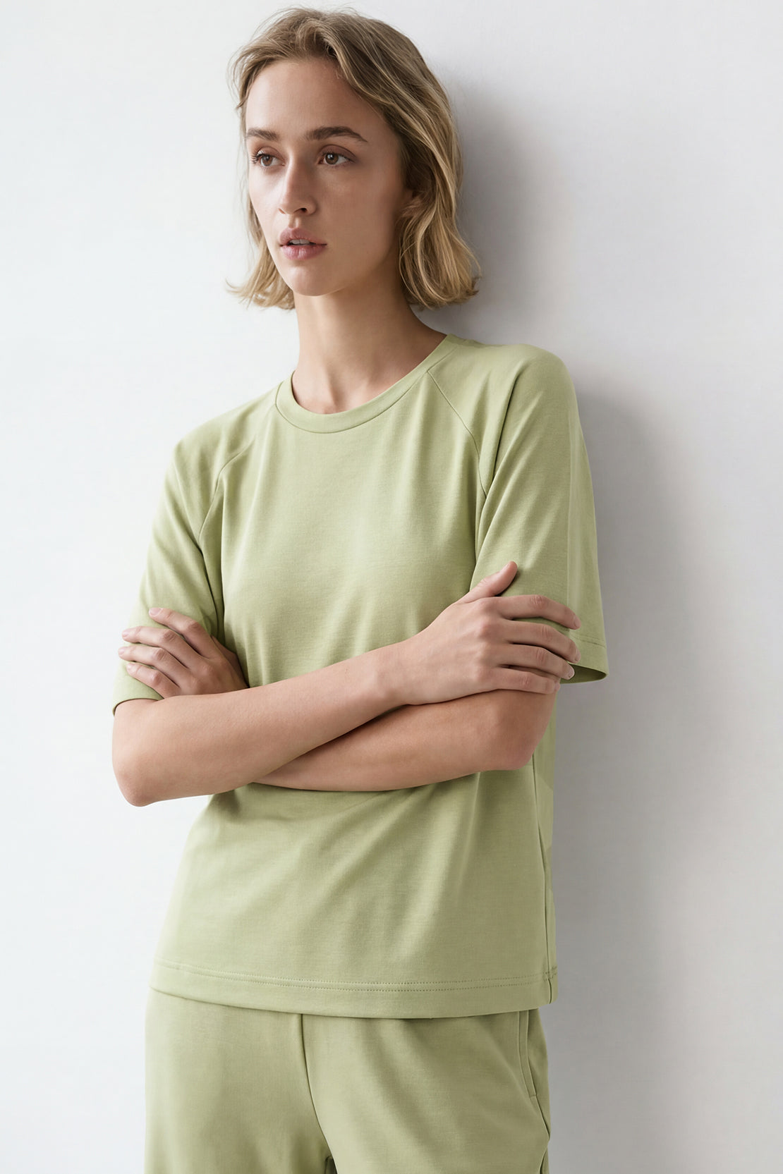 KOKO Modal Blend Relaxed Fit Top – Green