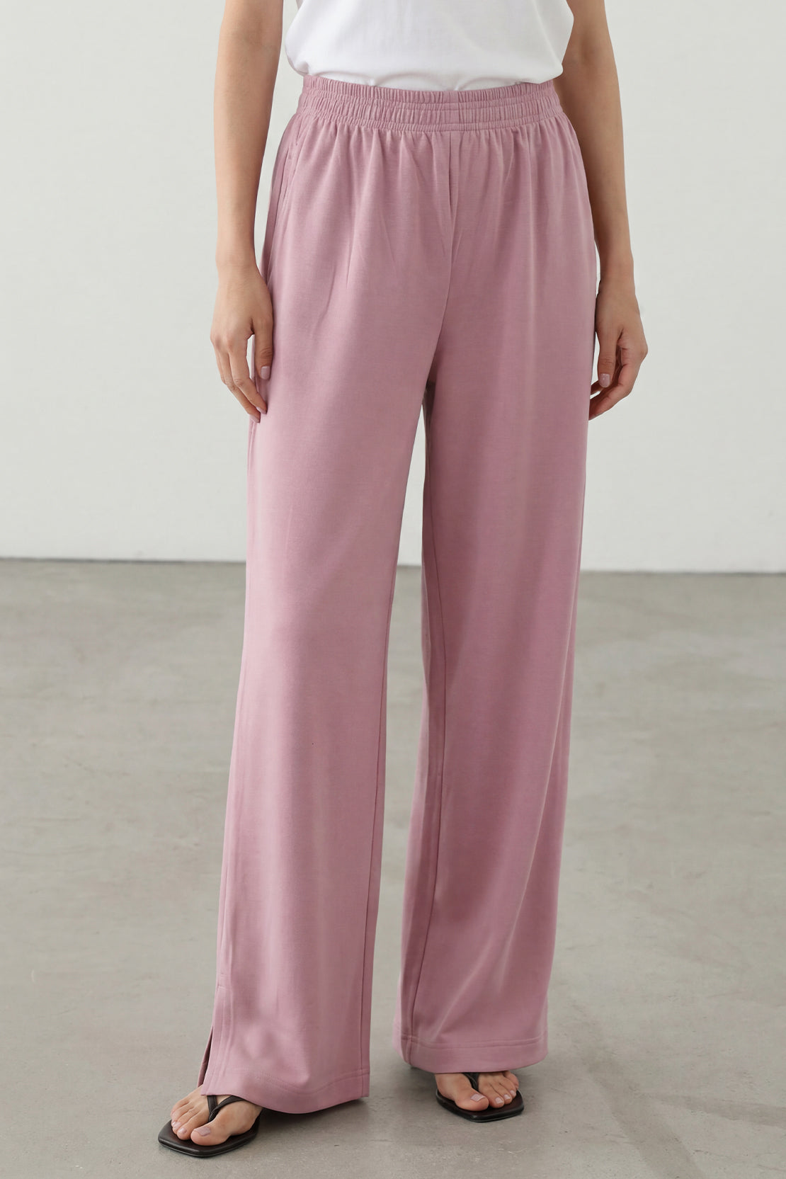 KOKO Modal Blend Effortless Pants – Pink