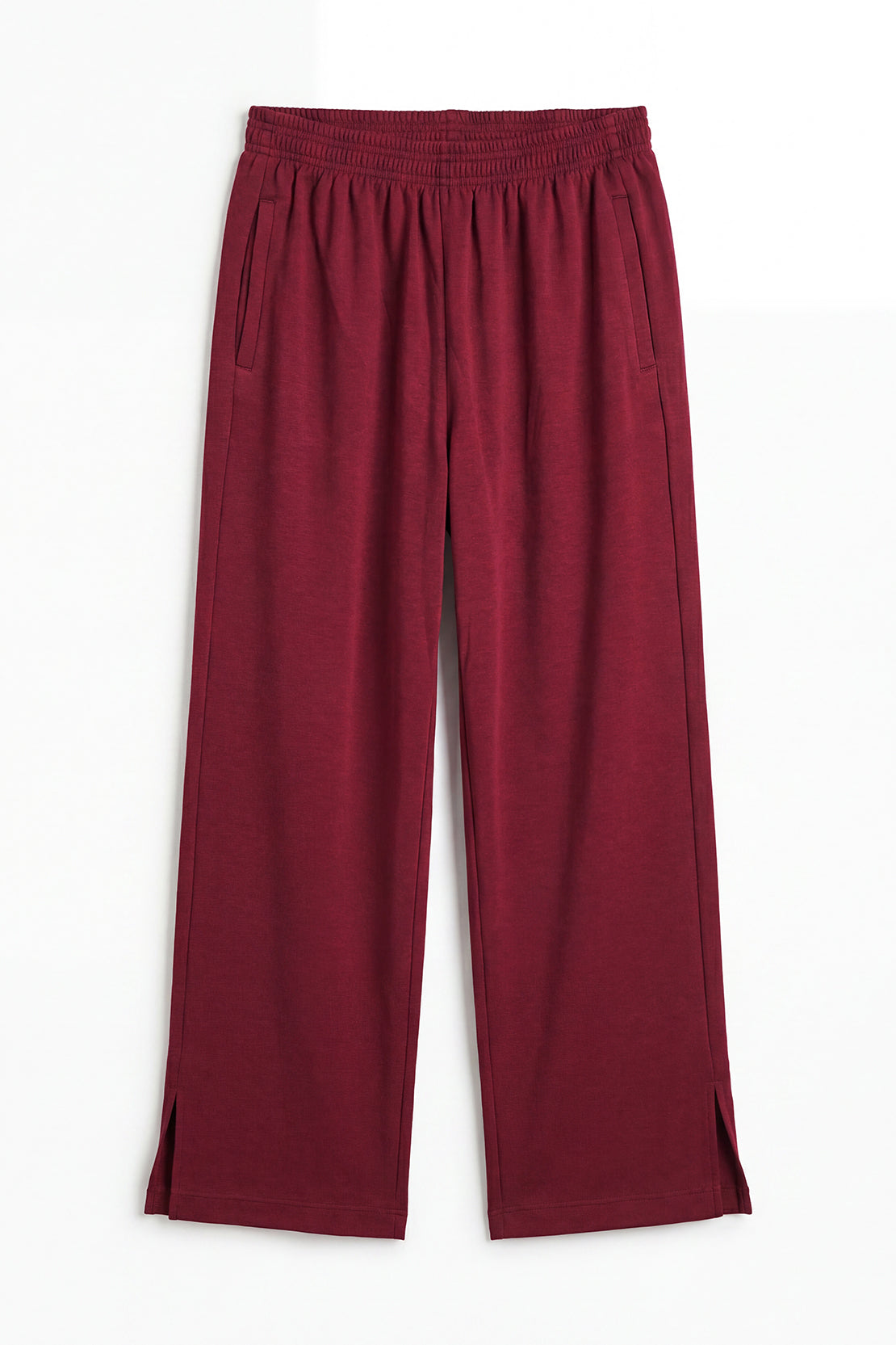 KOKO Modal Blend Effortless Pants – Maroon