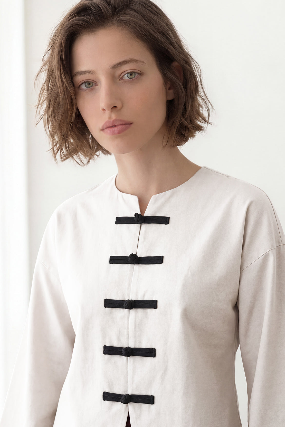 KOKO Smooth Cotton Fusion Top – beige