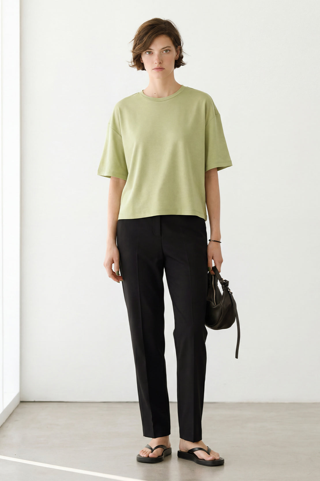 KOKO Modal Blend Crew Neck T-Shirt – Green