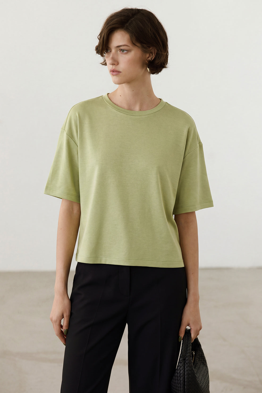 KOKO Modal Blend Crew Neck T-Shirt – Green