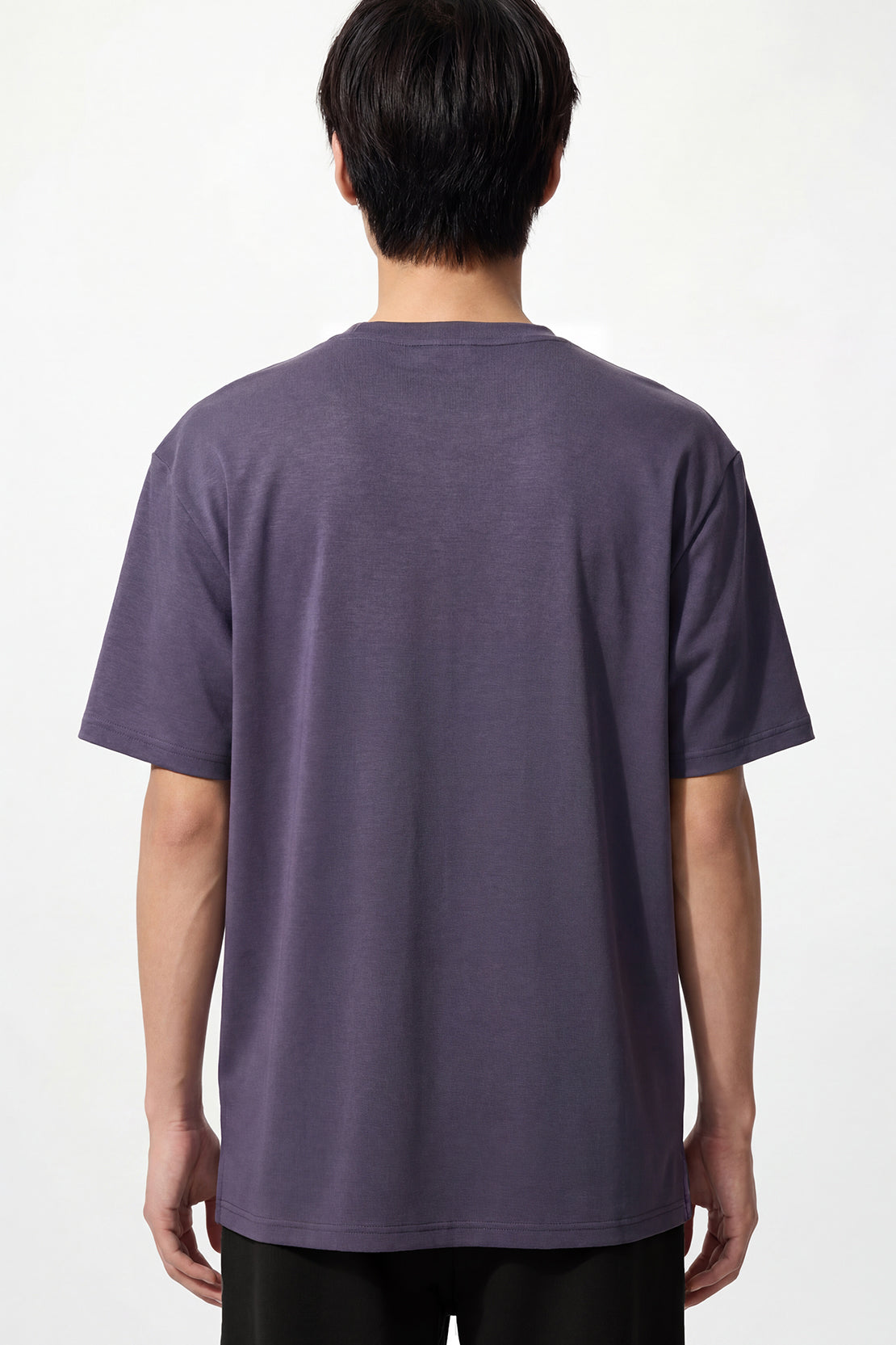 KOKO Modal Blend Drop Shoulder Tee – Smoke