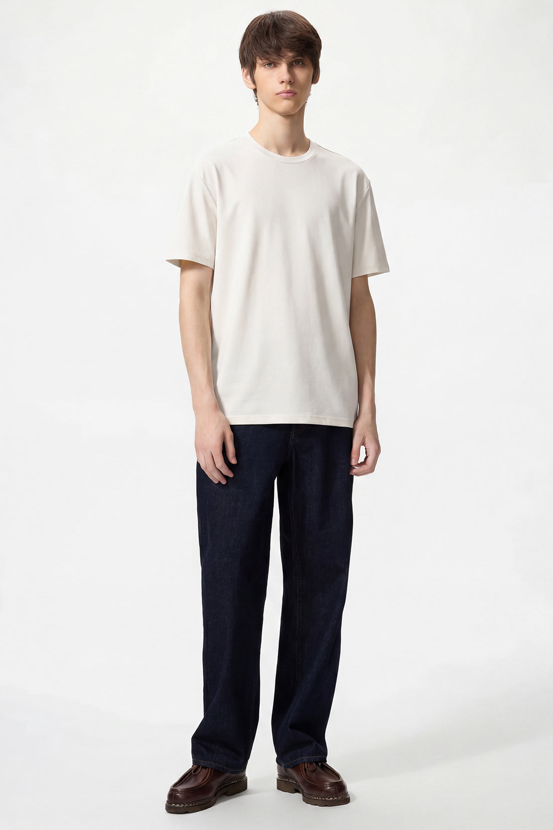 KOKO Air Weave Relaxed Fit T-Shirt – White