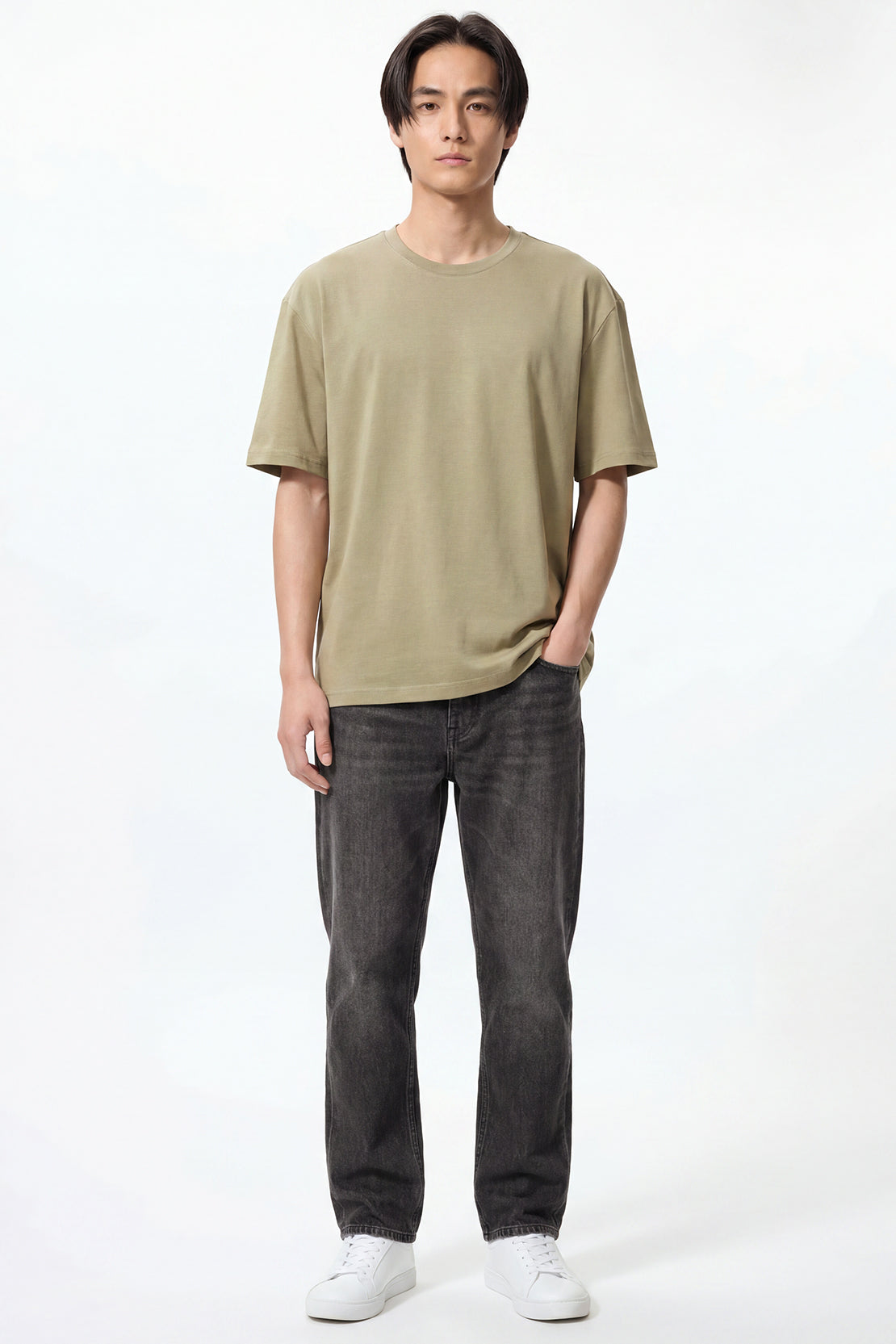 KOKO Air Weave Relaxed Fit T-Shirt – Green