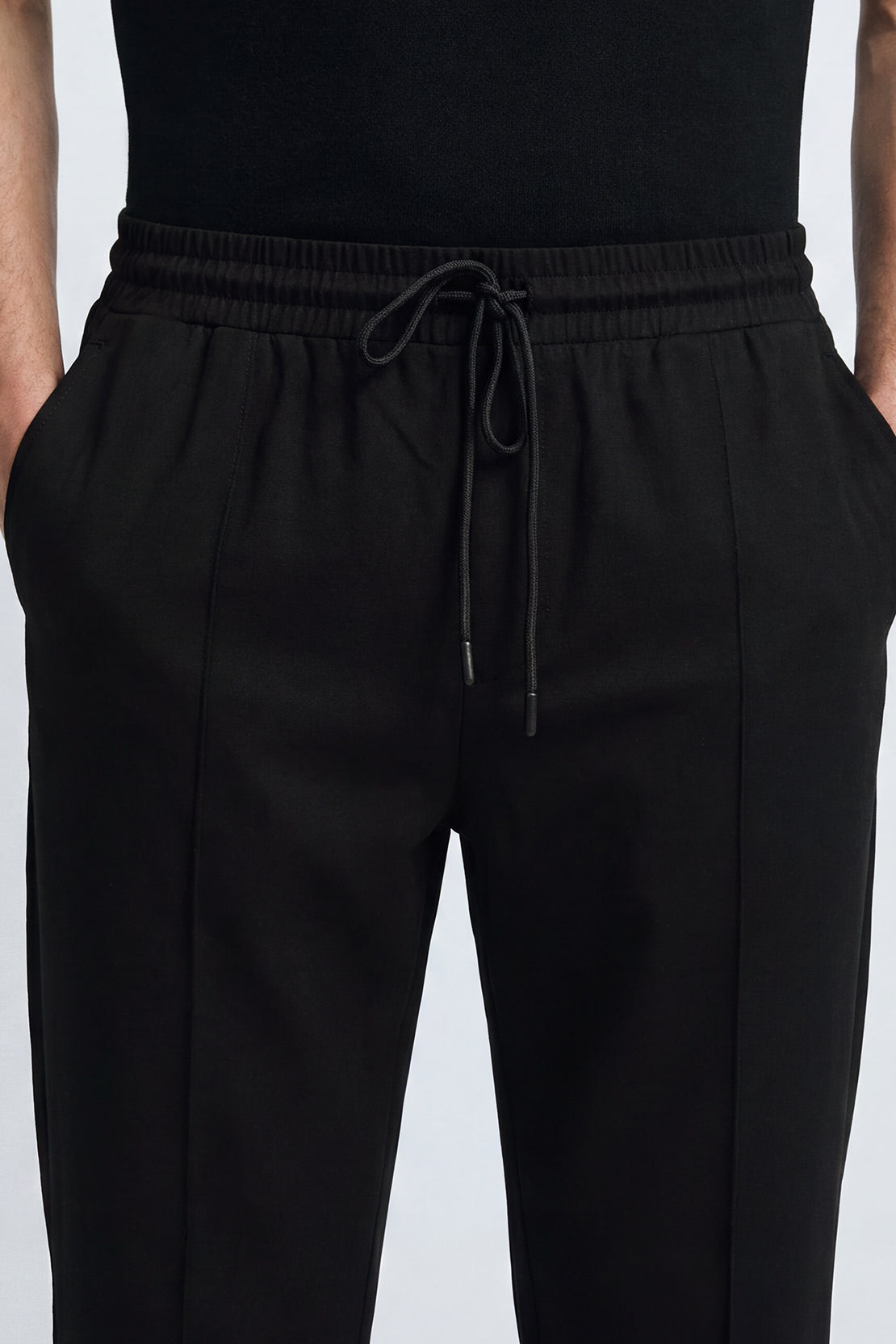 KOKO Air Weave Straight Fit Pants – Black