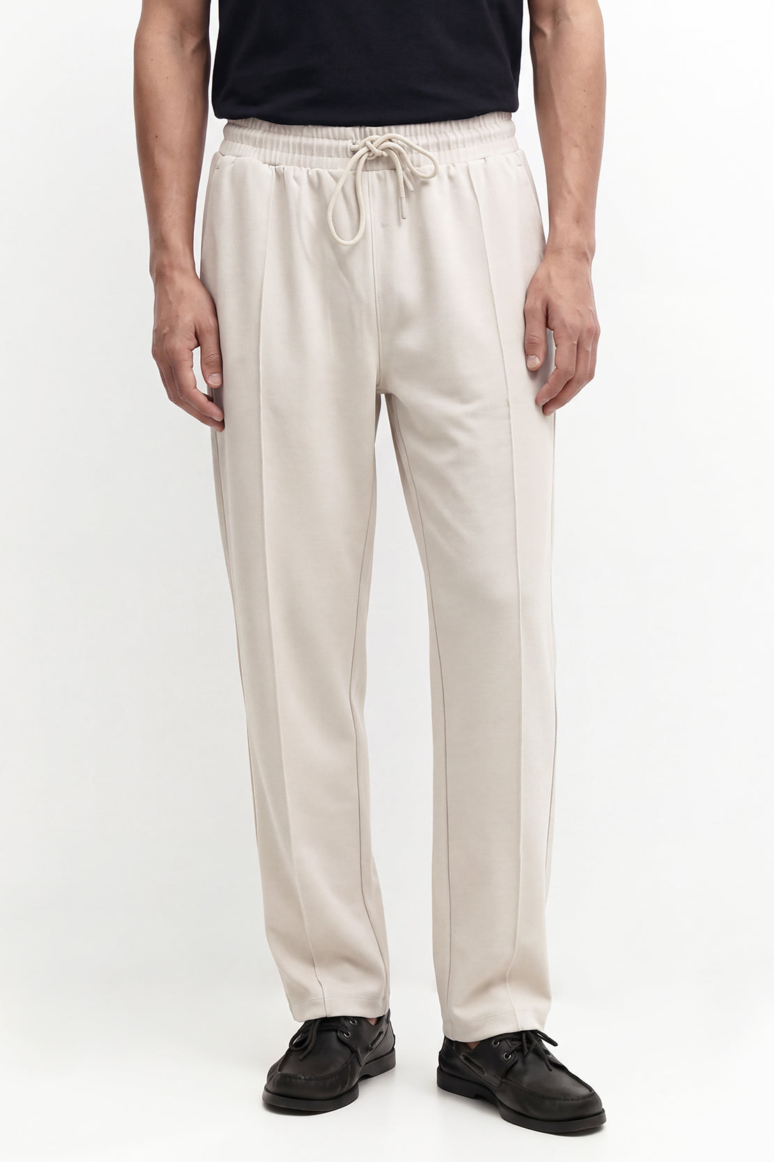 KOKO Eco Pulp Straight Fit Pants - White