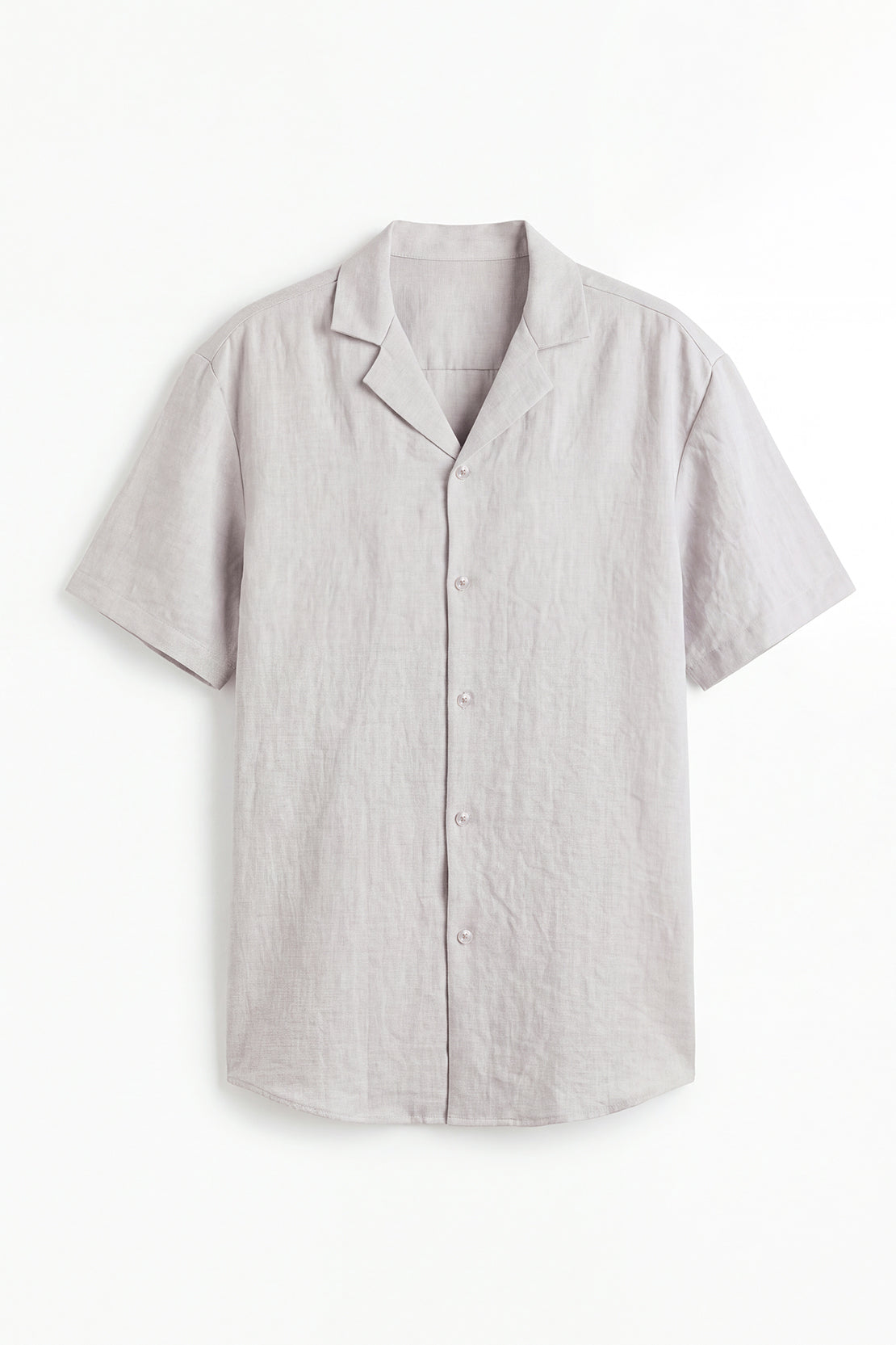 KOKO Pure Linen Half Sleeve Shirt – Grey