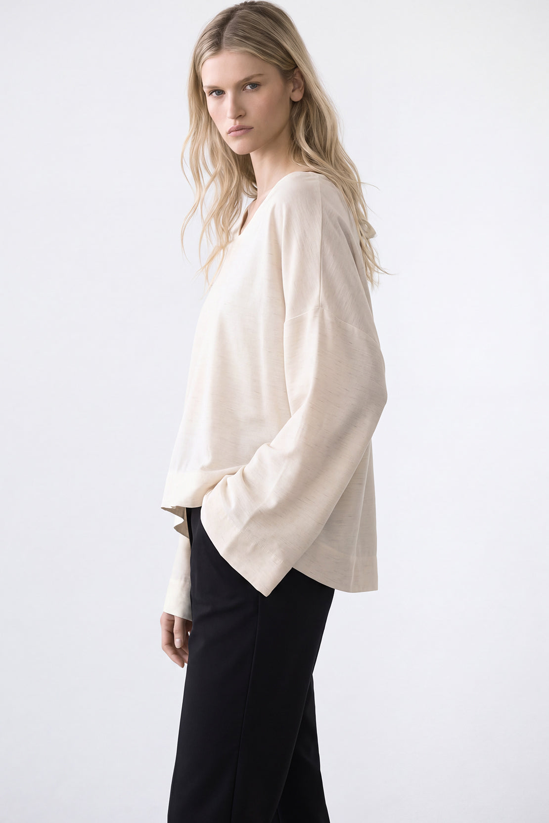 KOKO Silky Linen Relaxed Top