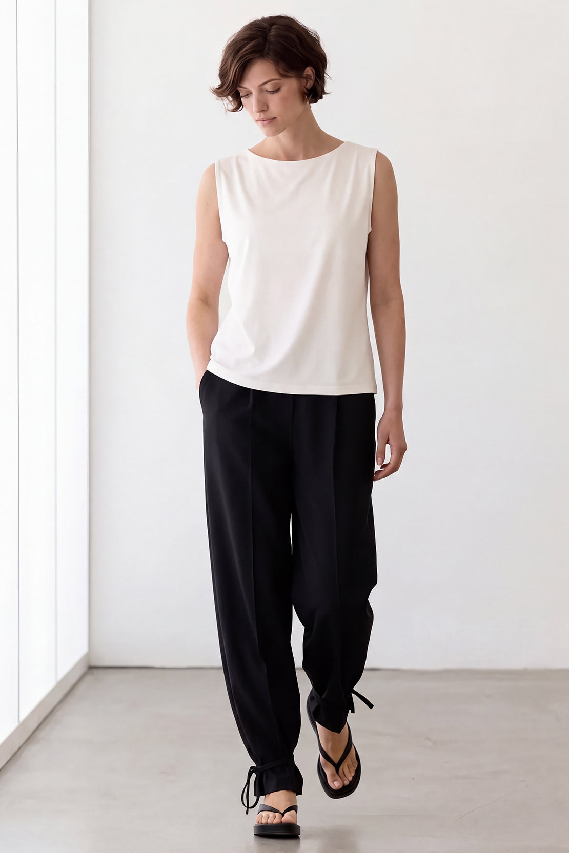 KOKO Airism Relaxed Tank Top – White