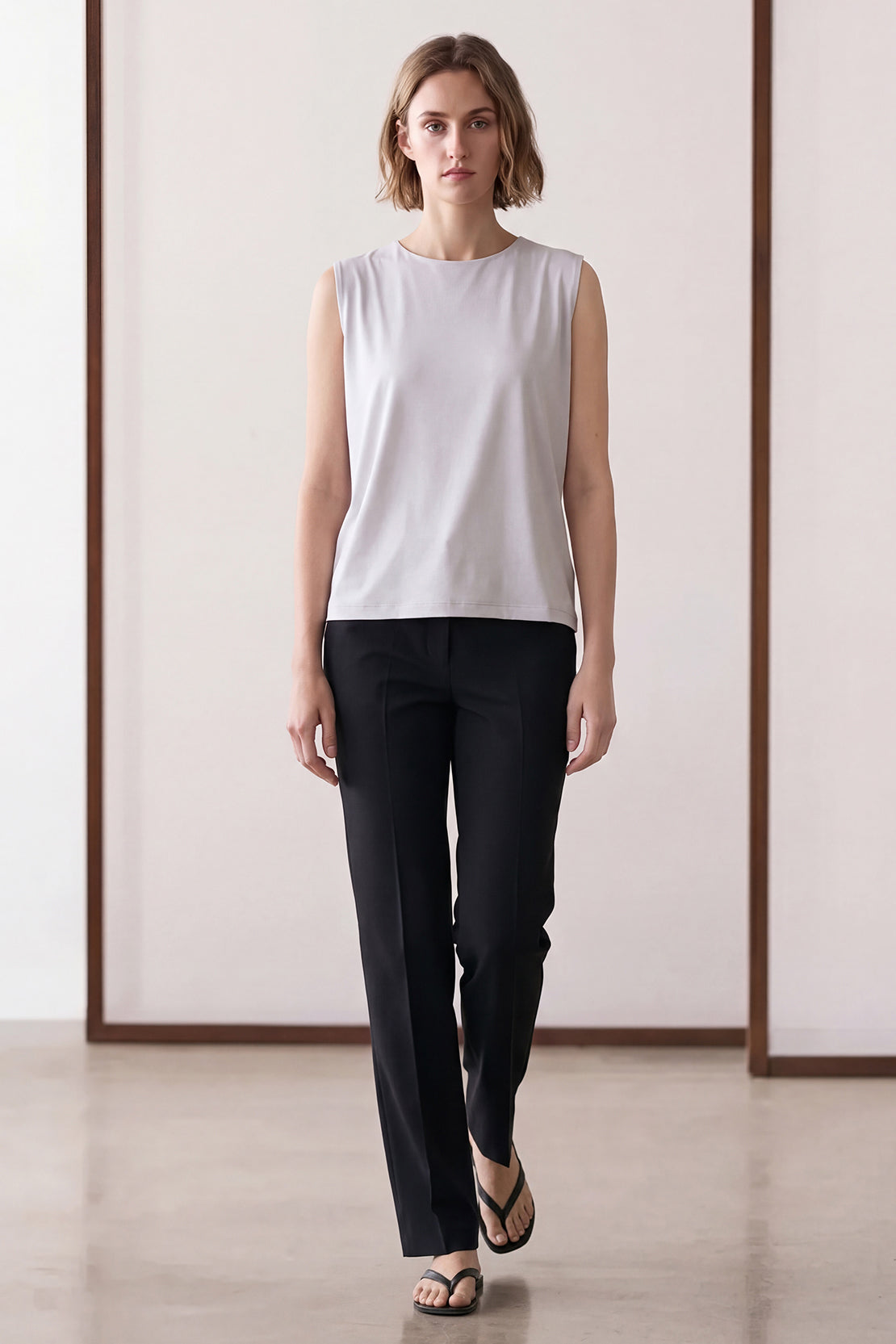 KOKO Airism Relaxed Tank Top – Soft grey