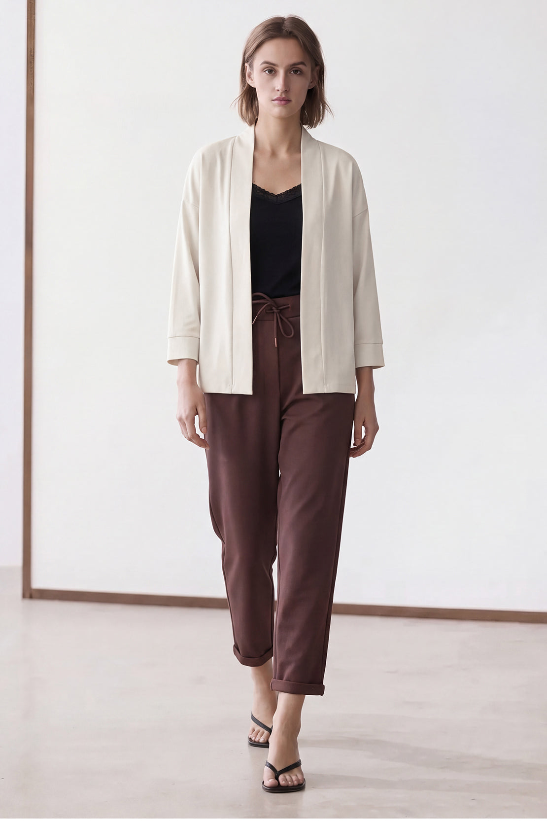 KOKO Air Weave Relaxed Wrap – White