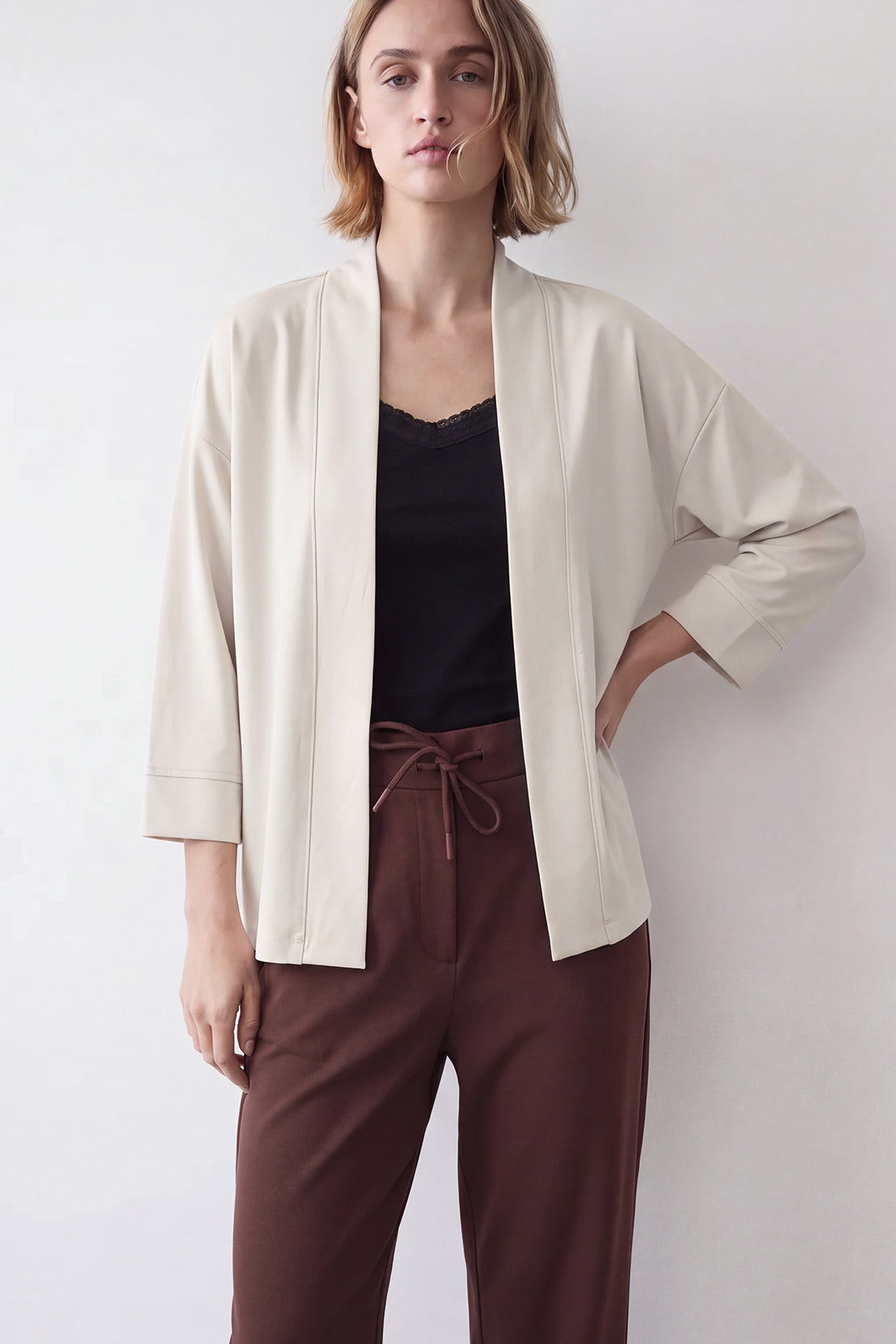 KOKO Air Weave Relaxed Wrap – White
