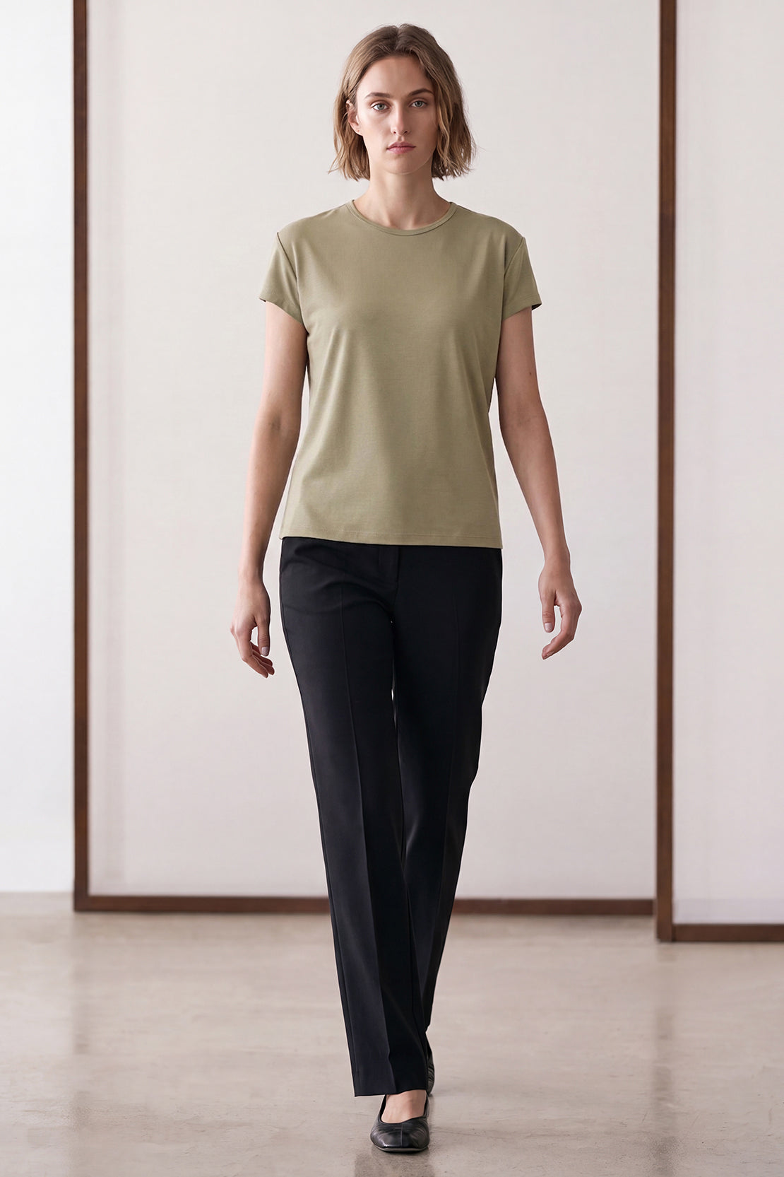 KOKO Air Weave Cap Sleeve T-Shirt – Green