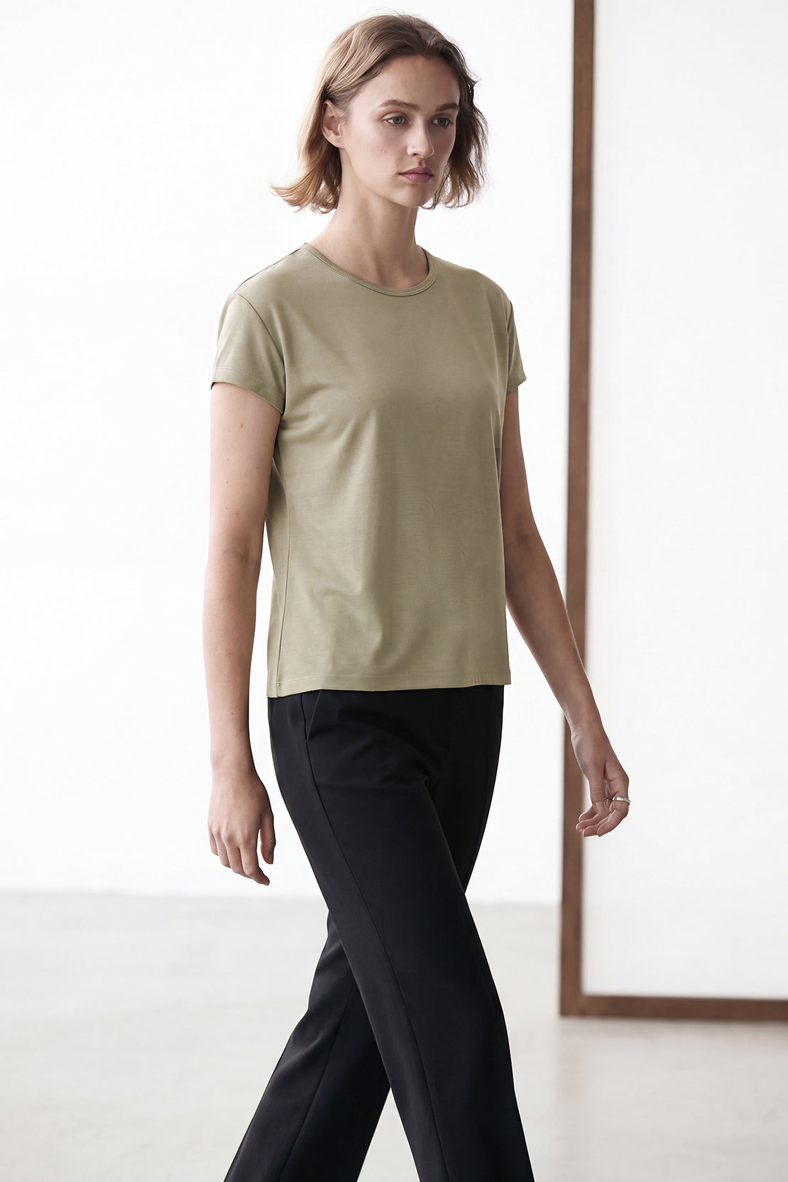 KOKO Air Weave Cap Sleeve T-Shirt – Green
