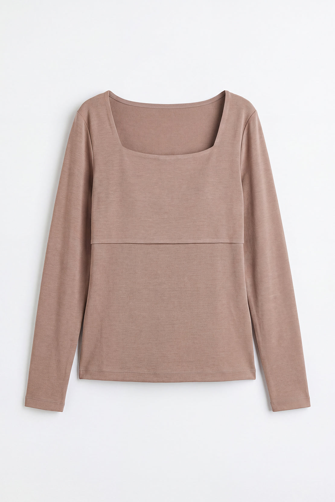 KOKO Cupro Fitted Top – Taupe