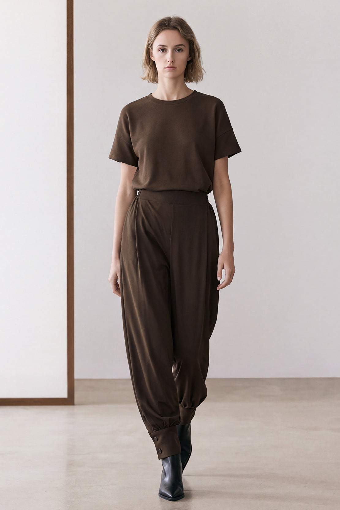 KOKO Silky Muslin Balloon Cuff Pants