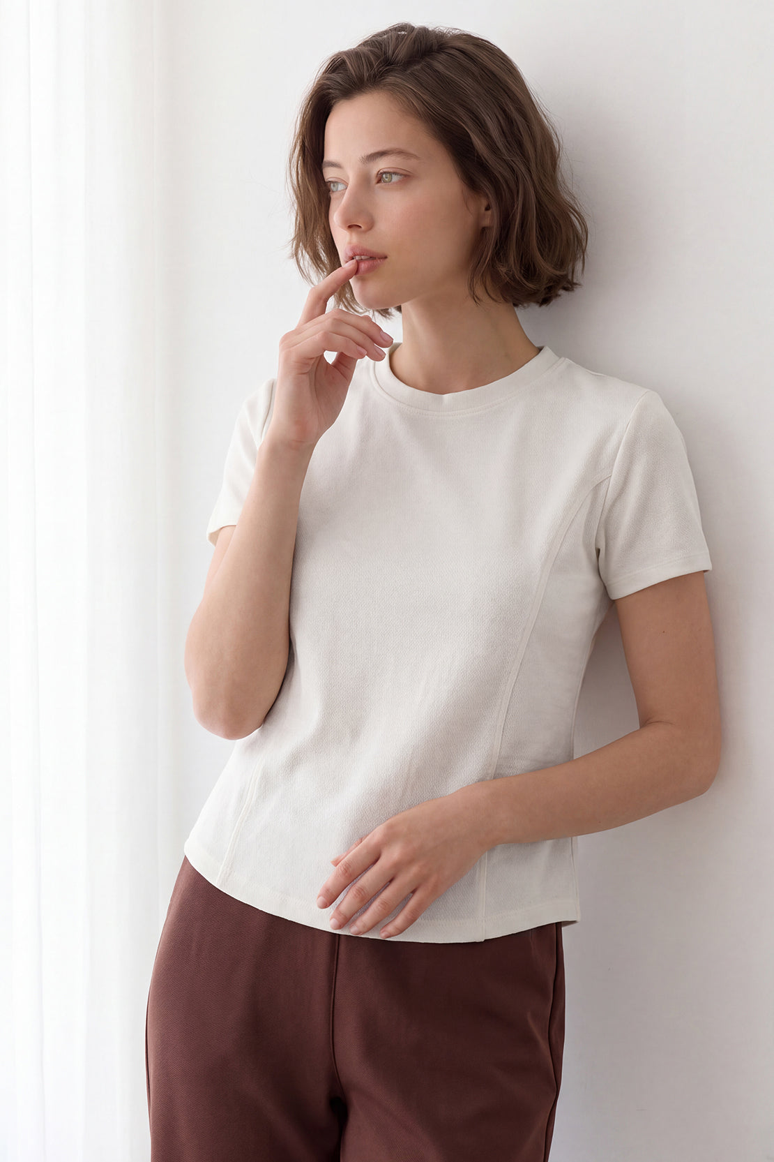 KOKO Cotton Modal Classic T-Shirt – White