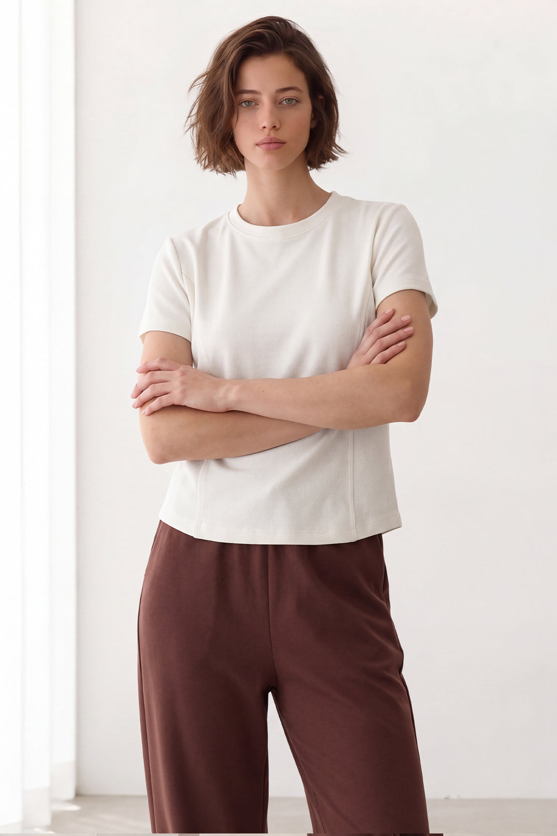 KOKO Cotton Modal Classic T-Shirt – White