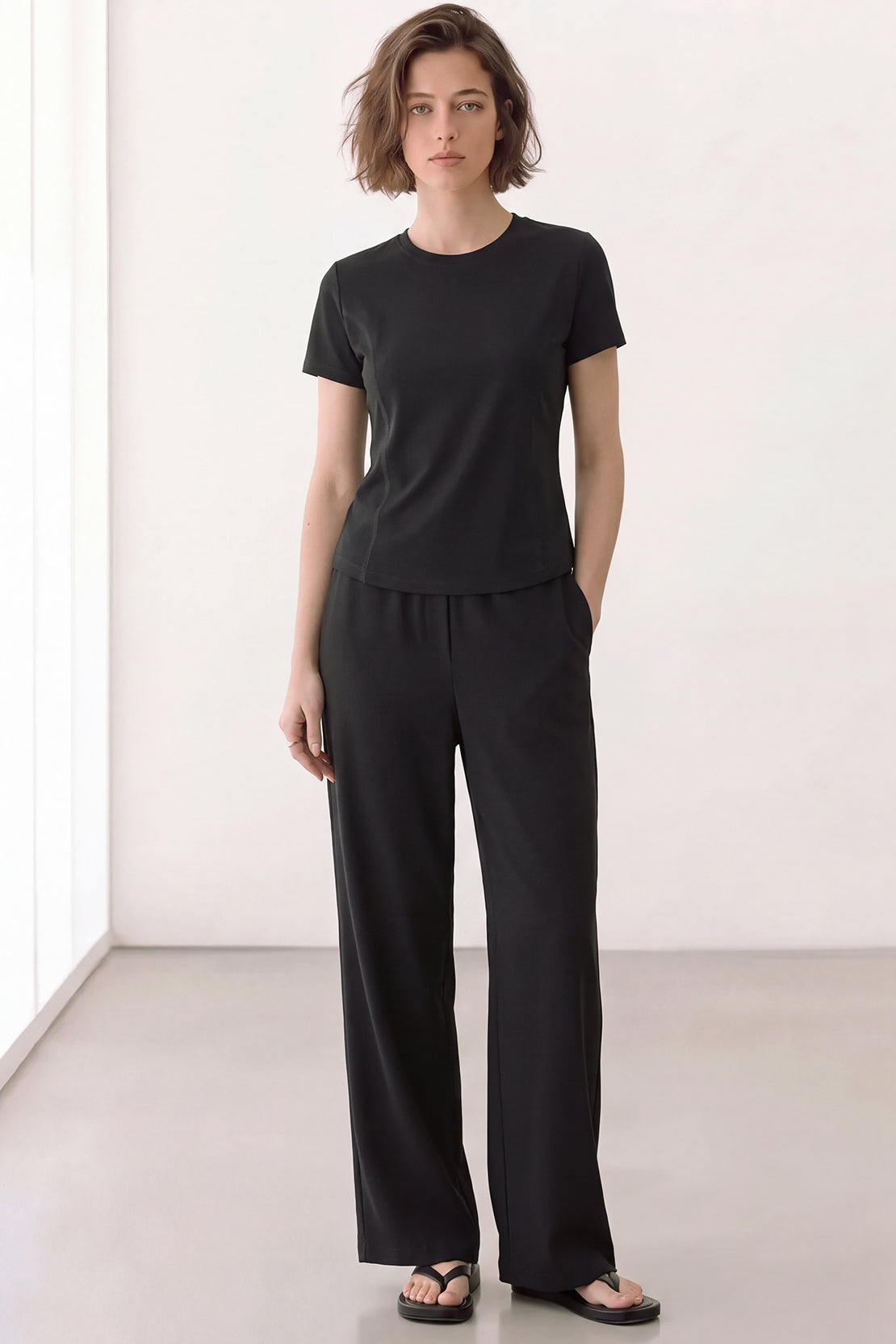 KOKO Cotton Modal T-Shirt – Black