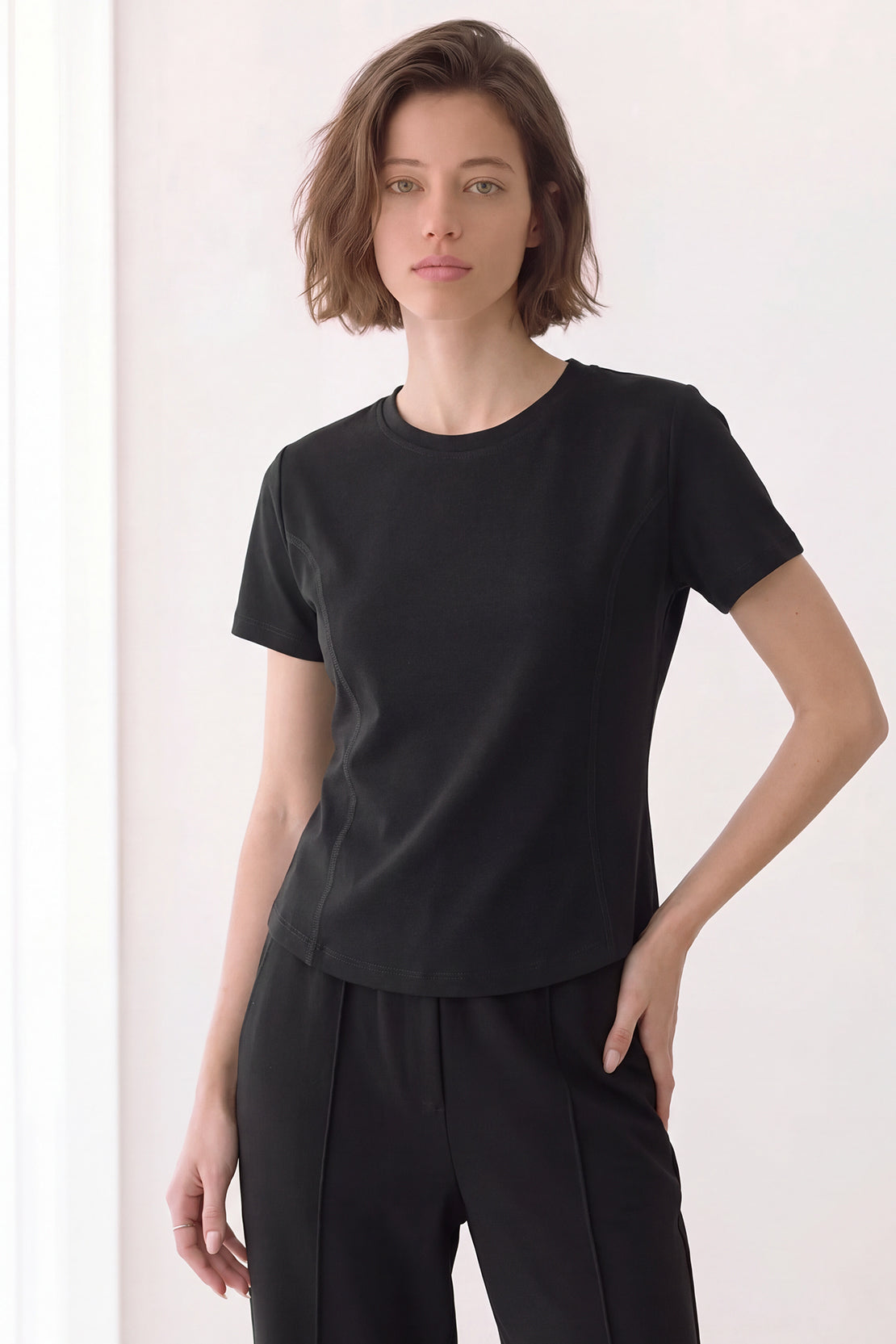 KOKO Cotton Modal T-Shirt – Black