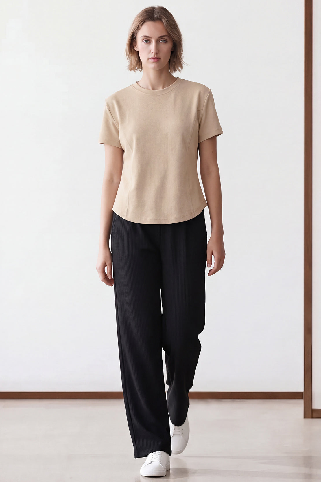 KOKO Cotton Modal Classic T-Shirt – Beige