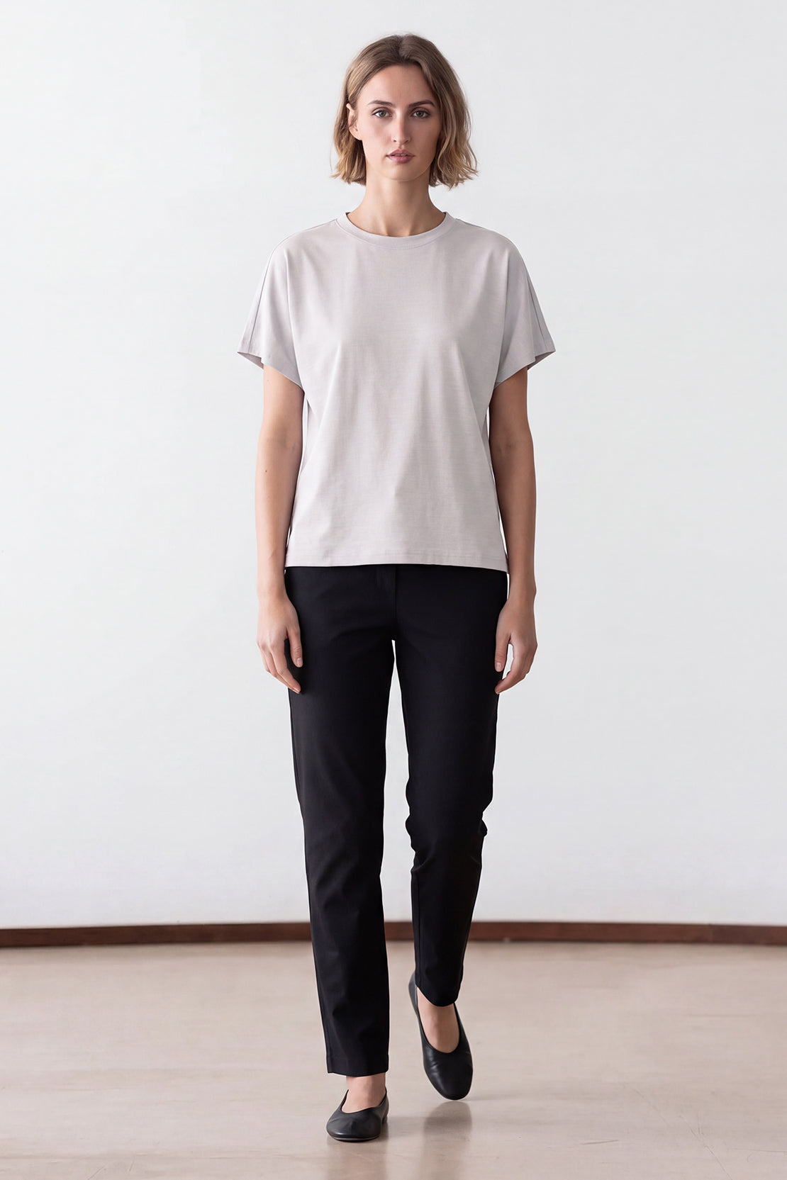 KOKO Cotton Modal Crew Neck T-Shirt – Grey