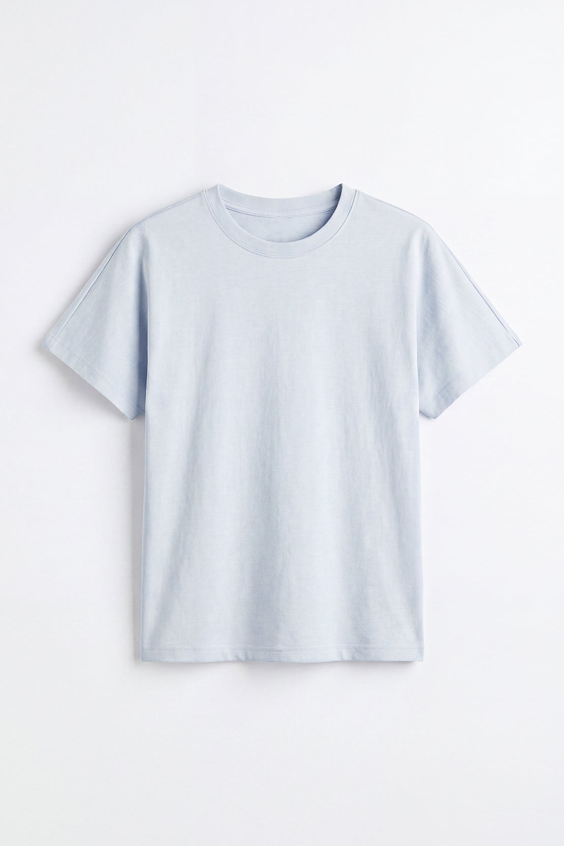 KOKO Cotton Modal Crew Neck T-Shirt – Soft Blue