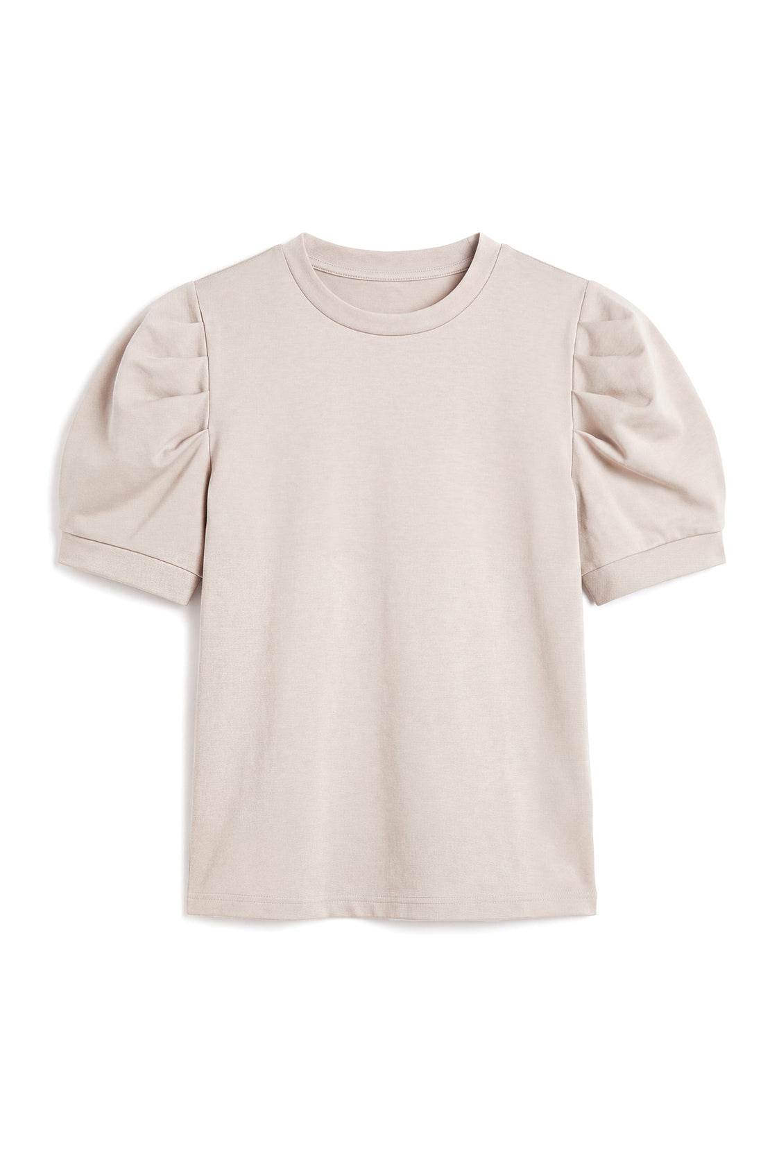 Koko Modal Blend Puff Sleeve Top – Grey