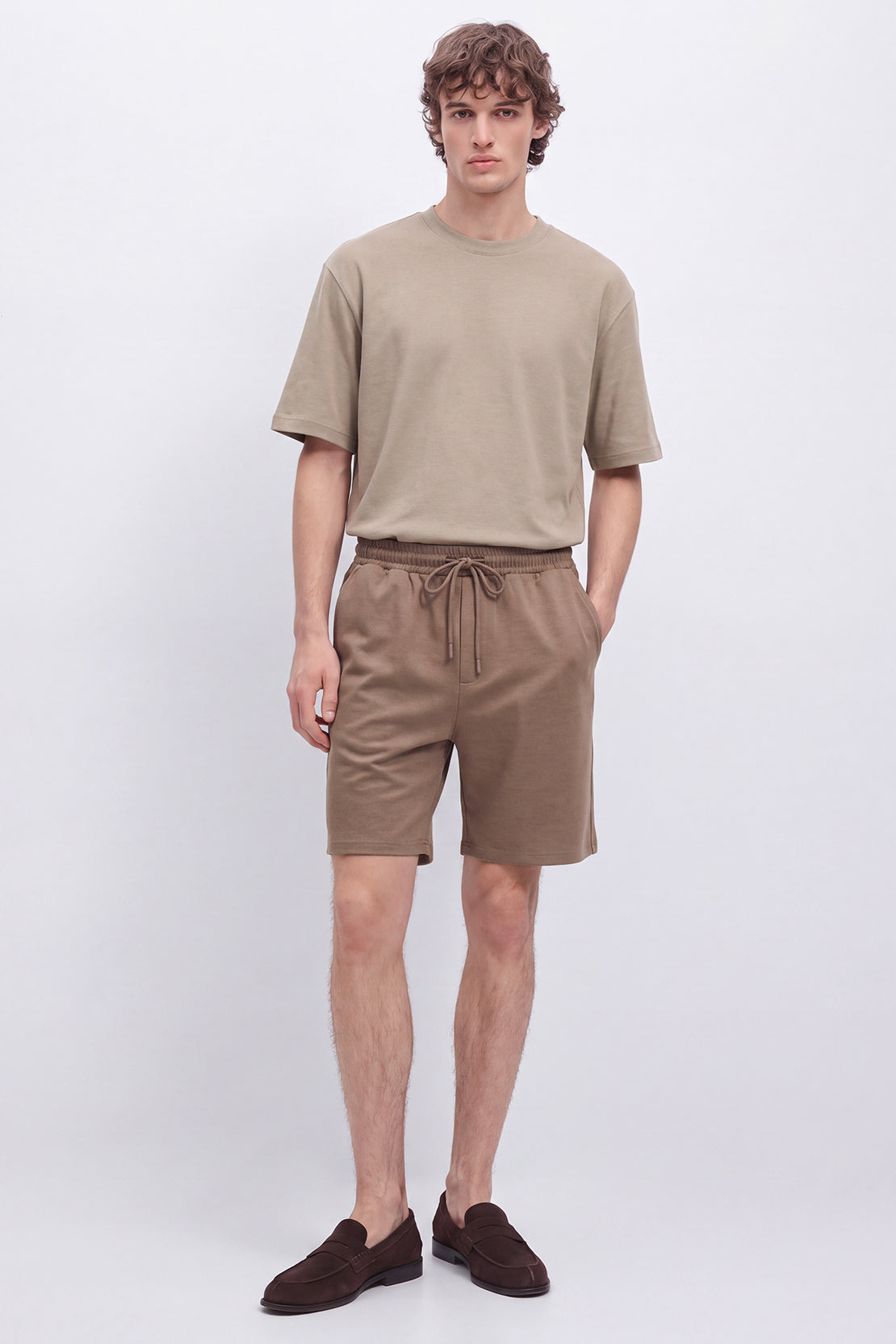 KOKO Modal Blend Shorts – Beige