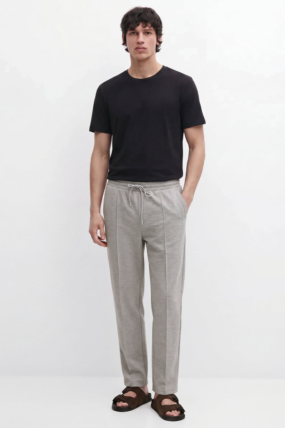 KOKO Weave Move Lite Straight Fit Pants – Grey
