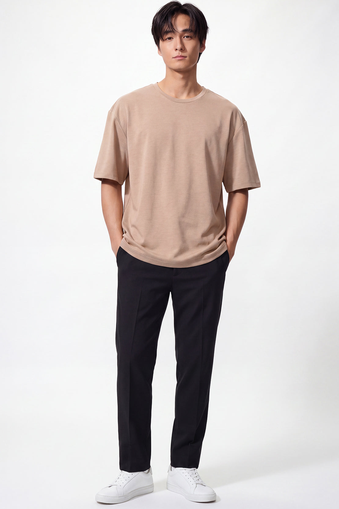 KOKO Modal Blend Drop Shoulder T-Shirt – Clay