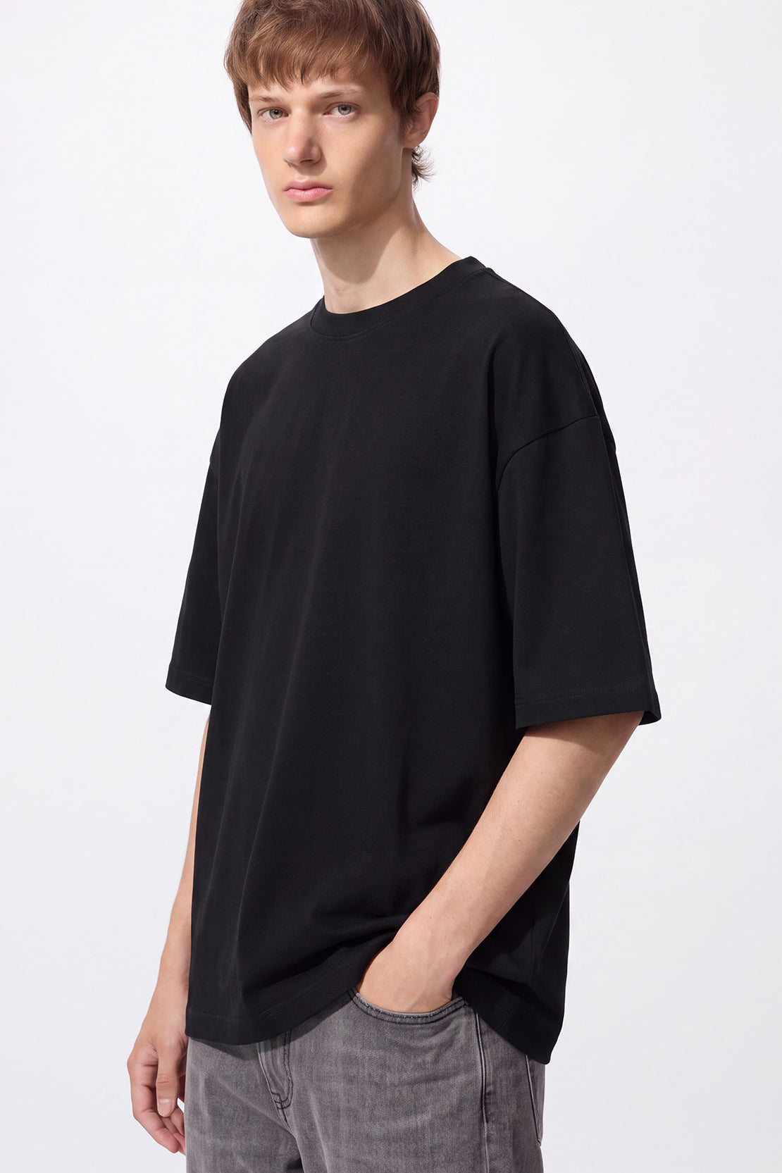 KOKO Cotton Modal Oversized T-Shirt – Black