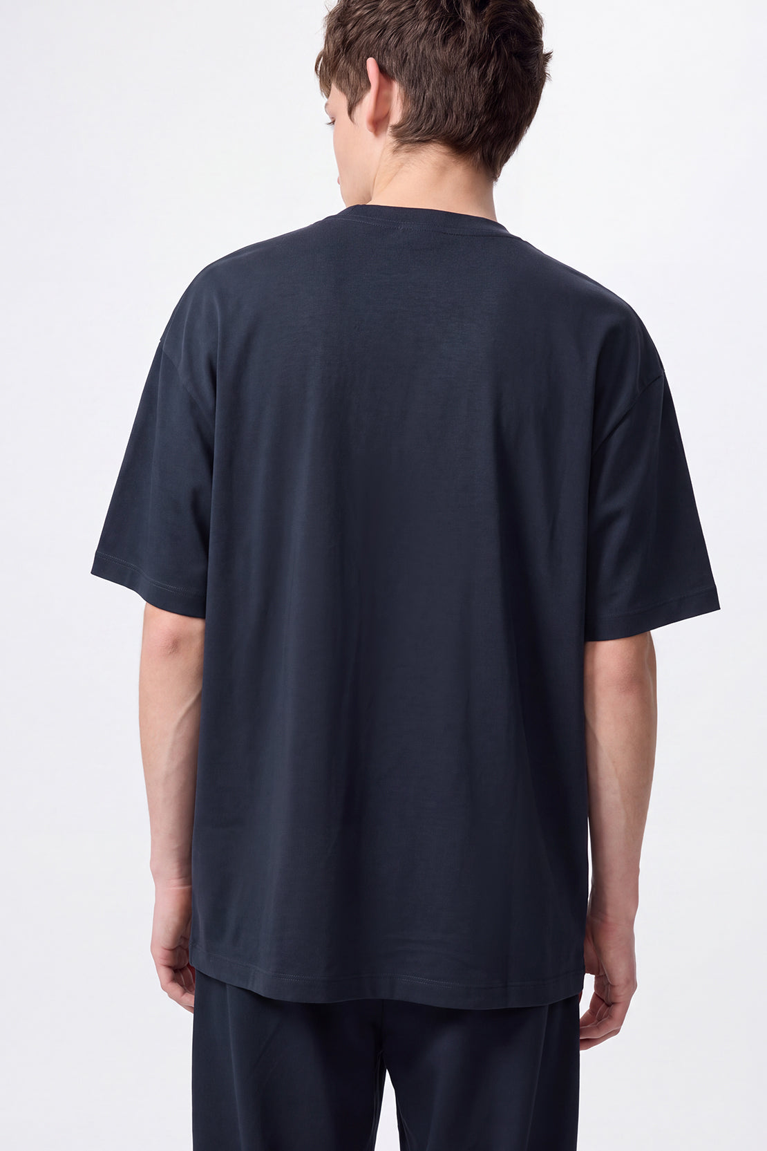 KOKO Cupro Oversized T-Shirt – Navy
