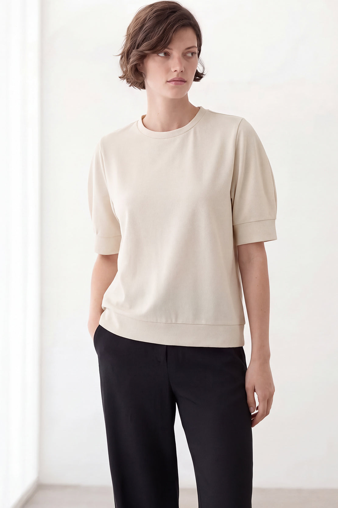 KOKO Cotton Solona Top – White