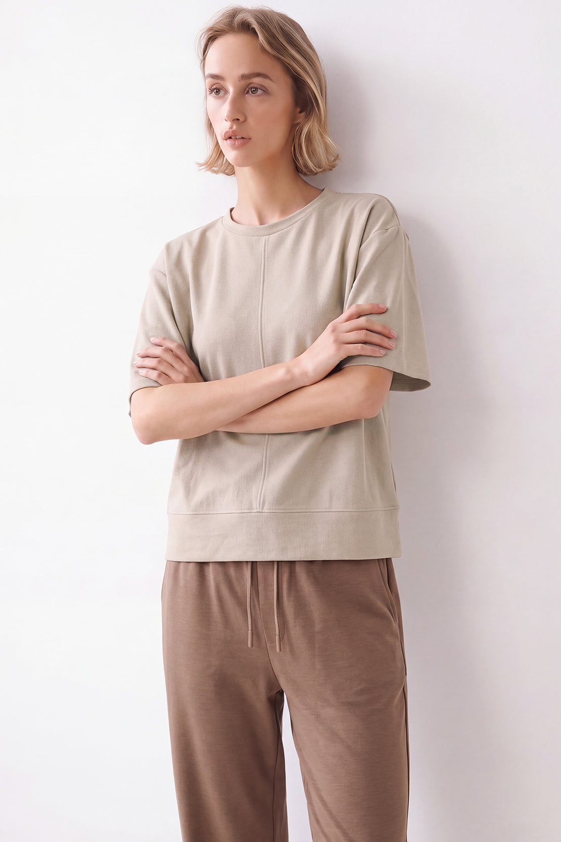 KOKO Cotton Solona Top – Beige