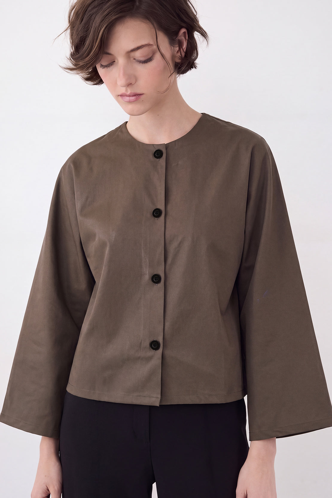 KOKO Air Teck Button-Front Shirt